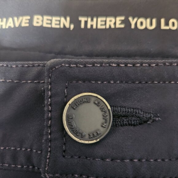 RHONE Commuter 5 Pocket Pants Slim Straight Men's 32x30 Blue Performance Golf - Picture 6 of 12